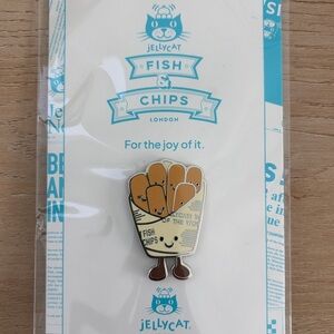 Jellycat Cosy Chips Enamel Pin
